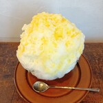 和花葉 - マイヤーレモンミルクかき氷