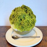 和花葉 - 横からの図