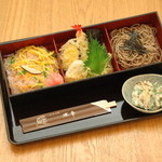 Suisha - バラ寿司と出汁巻き玉子の天ぷら「彩り御膳」