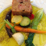 お肉のテリーヌ「ラタトゥイユ」