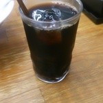 Kitakata Shokudou - 朝ラーのサービスのアイスコーヒー♪