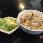 麺商うだつや - かつおだし炊込ご飯 (150円)