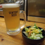 焼鳥屋 - 生ビール