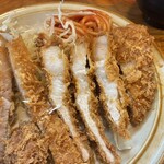 かつ平 - 脂身タップリ甘味濃厚なロースカツ。