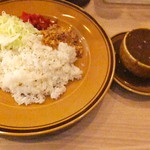 さっぽろルーカレーNAGAMIYA - 北海道産仔牛の欧風カレー　ライス中２５０ｇ　８９０円　【　２０１５年５月　】