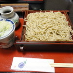 石挽蕎麦　いちい - もりそば　６５０円