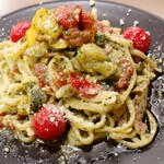 ラウンジ ボアザン - 家族が注文したパスタ