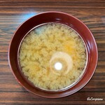 いかり - 若芽と豆腐の味噌汁