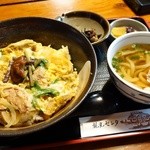 観光センター くるす - 2014年5月　きじ丼。ミニうどん付き【1300円】鶏肉とほとんど同じ～（´∀｀）