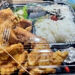 ほかほか弁当 - 蓋が閉まらん(笑)