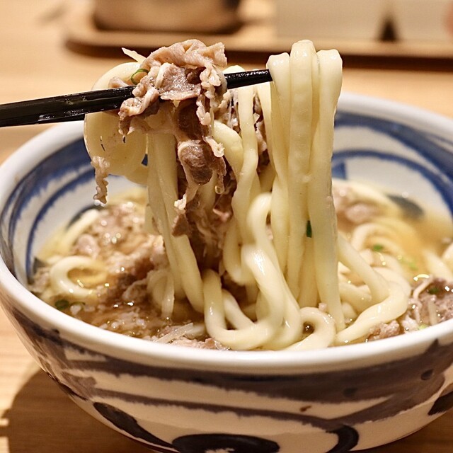 Dashi Chazuke + Niku Udon En Tenjin chikagai ten - Tenjin Minami