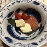 割烹 むつの - 天然真鯛の酒盗