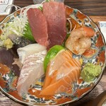 よしよし食堂 - 刺身定食1600円