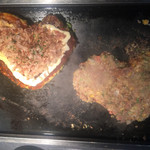 車亭 - 牛すじ玉and明太もんじゃ焼き