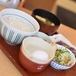 なか卯 - 料理写真:こだわり卵の鶏小鉢定食・小盛(400円)2026年8月