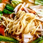 ドライブイン笠松 - 味噌ラーメン (野菜・ニンニク入り)