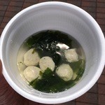 道の駅 こどまり - ホッケのつみれ汁（無料）でもてなしてくれました。