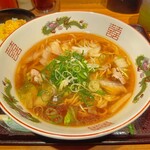 若菜そば - 料理写真:朝ラーセット