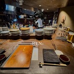 和牛料理 一石三鳥 - カウンター席