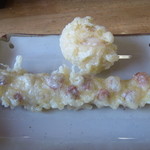 小木曽製粉所 上田店 - 卵と竹輪。