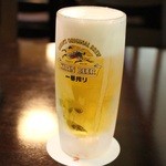 GRILL＆DINING 丸の内ディンドン - 生ビール 540円。