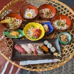 はせ川 - 料理写真:色々そば寿司セット