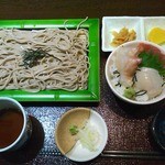 金谷 - 蕎麦とミニ海鮮丼御膳