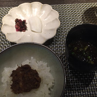 銀座のステーキ 銀座本店 - 牛しぐれ煮ご飯