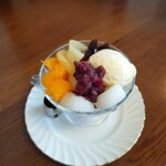 cafe espoir - 白玉コーヒーあんみつ
