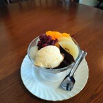 cafe espoir - 白玉コーヒーあんみつ