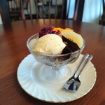 cafe espoir - 白玉コーヒーあんみつ