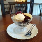 cafe espoir - 白玉コーヒーあんみつ