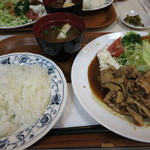 きよのや - ポークジンジャー定食(\750)