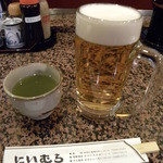 Tonkatsu Niimura - ビールにお茶