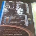 Selvam - メニュー