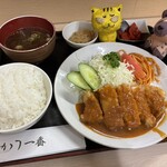 とんかつ一番 - 料理写真:ロースとんかつ定食　1,100円(税込)