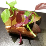 カンテサンス - フォアグラと日向夏のタルト