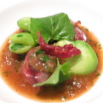 カンテサンス - ホタルイカと空豆