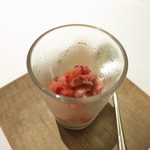 カンテサンス - 桜と苺のソルベ