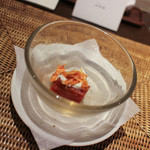 かわ村 - 2015.05再訪：stzucchino フルーツトマトの葛豆腐☆