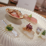 かわ村 - 2015.05再訪：antipasto 鮮魚の前菜盛☆