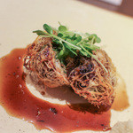 かわ村 - 2015.05再訪：second 煮穴子のインボルティーニ カダイフ揚げ☆