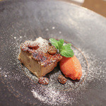 かわ村 - 2015.05再訪：dolce ヘーゼルナッツカタラーナとブラットオレンジのジェラート☆