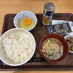 すき家 - 料理写真:たまかけ朝定