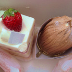 アテスウェイ - ショートケーキとモンブラン