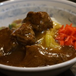 幸華 - 牛腩丼（牛バラ御飯）1,200円