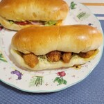 コッペ田島 - 料理写真:海老カツ タルタルソース(400円)