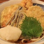 えん家 - 海老おろしうどん(温)