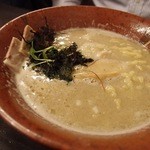 夢ノ弥 - 「塩ラーメン」濃厚鶏白湯６５０円