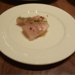 ビストロ 集 - 2015/05 つきだし 真鯛のスモーク